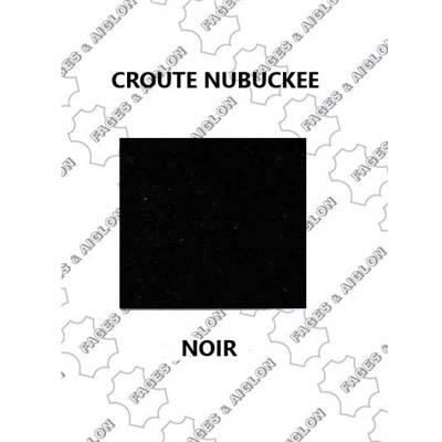 CROUTE  NUBUCKEE  14/16  NOIR  