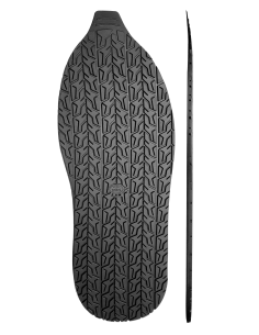 SEMELLE MONOBLOC PLATE CAOUTCHOUC 520 TYRE NOIR - SVIG