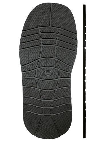 SEMELLE MONOBLOC CAOUTCHOUC CELLULAIRE 621 ZEUS NOIR 36 AU 42 - SVIG