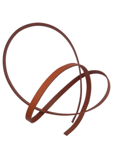 BRACELET/CUIR - 10MM - ORANGE