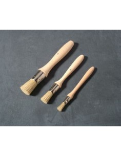 PINCEAU ROND MANCHE BOIS POUR COLLE