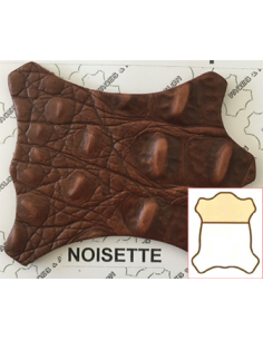 COLLET TANNAGE VEGETAL PLONGE IMPRIME ALLIGATOR 3.2/3.4MM