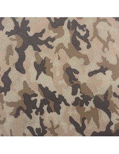 CROUTE CROUPON TANNAGE CHROME IMPRIME CAMOUFLAGE 1.4/1.6MM