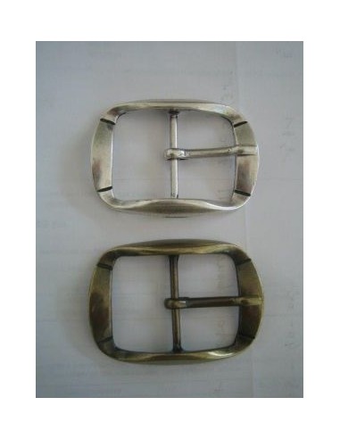 BOUCLE CEINTURE ZAMAK ACIER IM 7405 LARGEUR 35MM