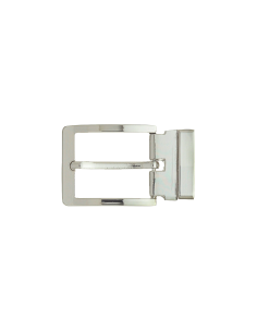BOUCLE CEINTURE ZAMAK ACIER BYM 101162 LARGEUR 30MM NICKEL
