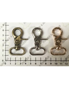 MOUSQUETON TOURNANT MEXICAIN BELIERE OBLONGUE H444