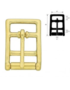 BOUCLE DE SANGLE 27MM - LAITON
