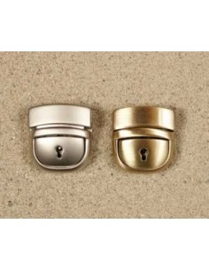 FERMOIR SERRURE STYLE CARTABLE ECUSSON POUR SAC MAROQUINERIE L14341 2