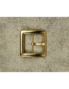 BOUCLE CEINTURE LAITON MIL 622 LARGEUR 40MM DORE