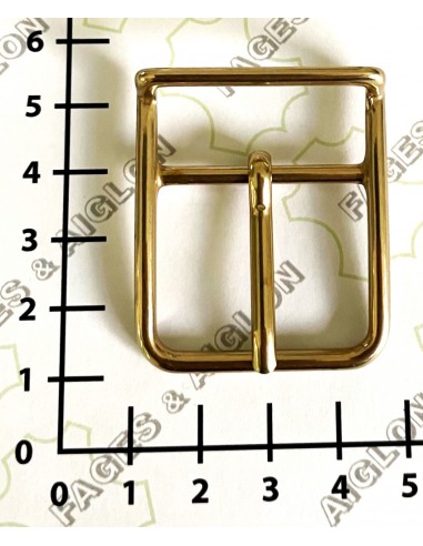 BOUCLE CEINTURE LAITON OS 281 LARGEUR 30MM