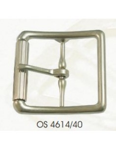 BOUCLE CEINTURE LAITON OS 4614 LARGEUR 40MM NICKEL OPAQUE
