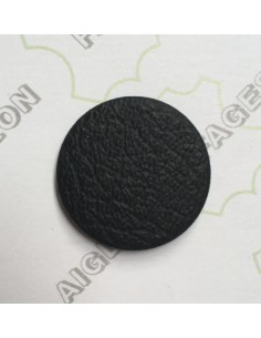 PLAQUE CAOUTCHOUC PROFIL CUIR BUFFALO 2.5MM NOIR - TOPY