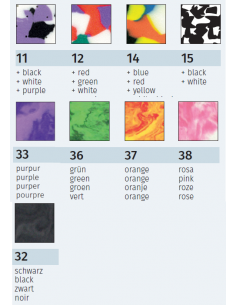 PLAQUE EVA EXTRA-FOAM MULTICOLORE POUR ORTHESES ET SEMELLES ORTHO 2MM