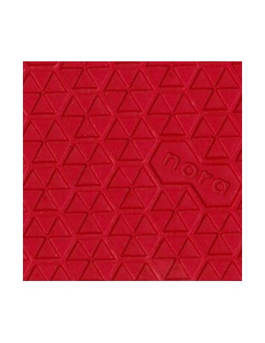PLAQUE CAOUTCHOUC CELLULAIRE ASTROLIGHT DELTA 6MM ROUGE - nora®