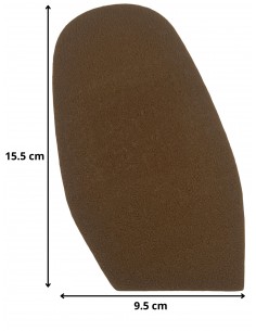 PATIN - DEMI-SEMELLE CAOUTCHOUC TOPGUM CREPE 1.8MM TAILLE F2 - TOPY