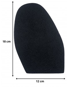 PATIN - DEMI-SEMELLE CAOUTCHOUC TOPGUM CREPE 1.8MM TAILLE H2 - TOPY 2