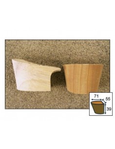 TALON BOIS SAMBA BRUT 7237 A RECOUVRIR HAUTEUR 39MM