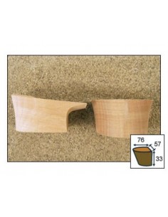 TALON BOIS HETRE BRUT 7236 A RECOUVRIR HAUTEUR 33MM