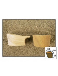 TALON BOIS SAMBA BRUT 2834 A RECOUVRIR HAUTEUR 28MM