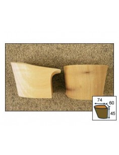 TALON BOIS SAMBA BRUT 2842 A RECOUVRIR HAUTEUR 45MM