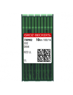 AIGUILLE 332 LL GROZ-BECKERT 29K CUIR TRANCHANTE BISEAUTEE PAR 10 2