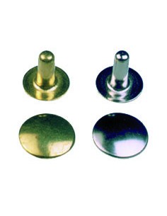 RIVET LAITON N°9 TRES LONG COMPLET Ø13MM PIED 15.4MM PAR 100