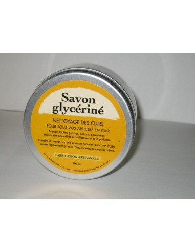 SAVON POUR CUIR GLYCERINE -BOITE 100ML