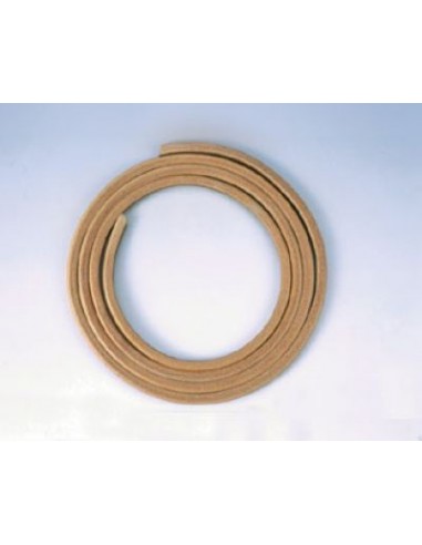 COURROIE RONDE CUIR - NATUREL - TANNAGE VEGETAL