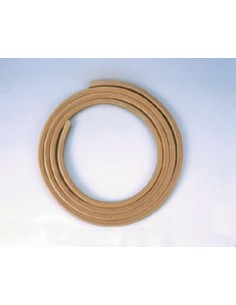 COURROIE CUIR DIAMETRE 5MM - NOIR-MARRON