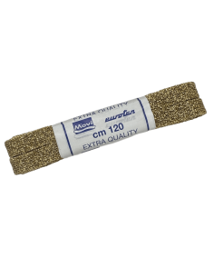 LACETS PLATS 120CM - METALLISES