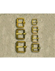 BOUCLE A ROULEAU LAITON SELLERIE DOREE 2