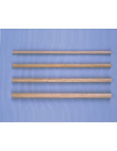 BAGUETTE RONDE BOIS 5MM - LONGUEUR 14CM - SACHET DE 20