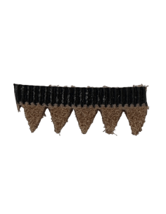 TREPOINTE CUIR CRANTEE 14X3MM - ST4