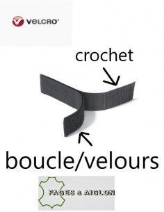 RUBAN BOUCLE AUTO-AGRIPPANT MARQUE VELCRO® 20MM - ROULEAU 25M