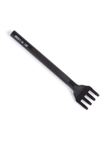 ART.8049 - 88041-14 -GRIFFE A DENTS EN BIAIS GM -3mm-TANDY LEATHER