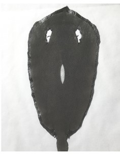 PEAU DE GALUCHAT PERLE 8 inch GRIS