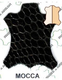 BANDE VACHETTE VERNIE IMPRIMEE VIPERE 1.0/1.2MM