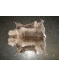 PEAU DE RENNES AVEC POILS col. taupe