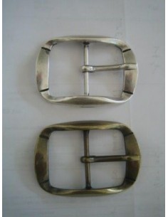 BOUCLE CEINTURE ZAMAK ACIER IM 7405 LARGEUR 35MM