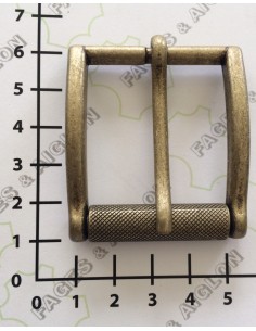 BOUCLE CEINTURE ZAMAK ACIER SI 16156 LARGEUR 35MM