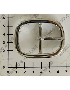 BOUCLE CEINTURE ZAMAK ACIER SI 57272 LARGEUR 35MM NICKEL FREE