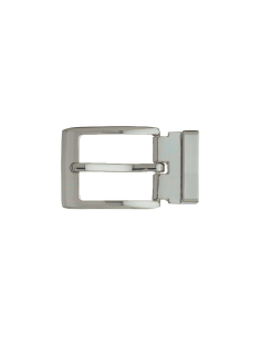 BOUCLE CEINTURE ZAMAK ACIER BYM 101158 LARGEUR 30MM NICKEL