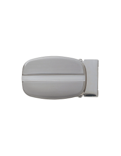 BOUCLE CEINTURE ZAMAK ACIER BYM 101230 LARGEUR 35MM NICKEL