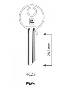 CLE/EBAUCHE HCZ3 - BOITE DE 100