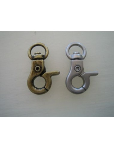 MOUSQUETON TOURNANT MEXICAIN BELIERE DEMI-RONDE H936