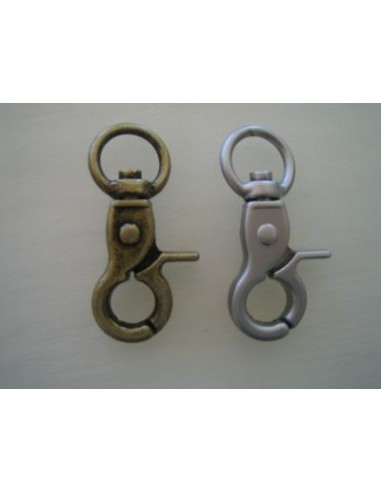 MOUSQUETON TOURNANT MEXICAIN BELIERE RONDE H419