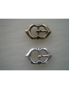 BOUCLE CEINTURE ZAMAK ACIER FB 32882 LARGEUR 15MM