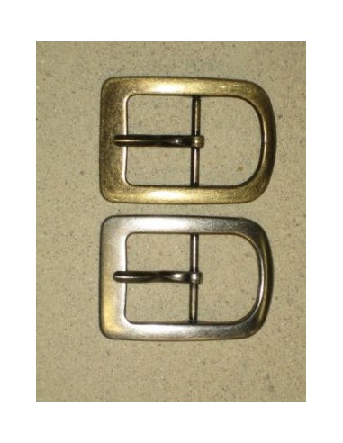 BOUCLE CEINTURE ZAMAK ACIER MG 11729 LARGEUR 35MM