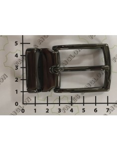 BOUCLE CEINTURE ZAMAK ACIER MG 12061 LARGEUR 30MM CANON DE FUSIL