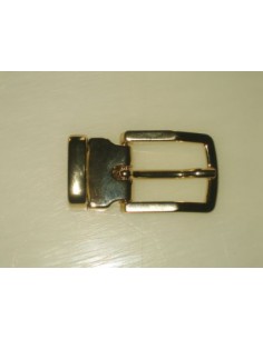 BOUCLE CEINTURE ZAMAK ACIER MG 11980 LARGEUR 20MM DORE